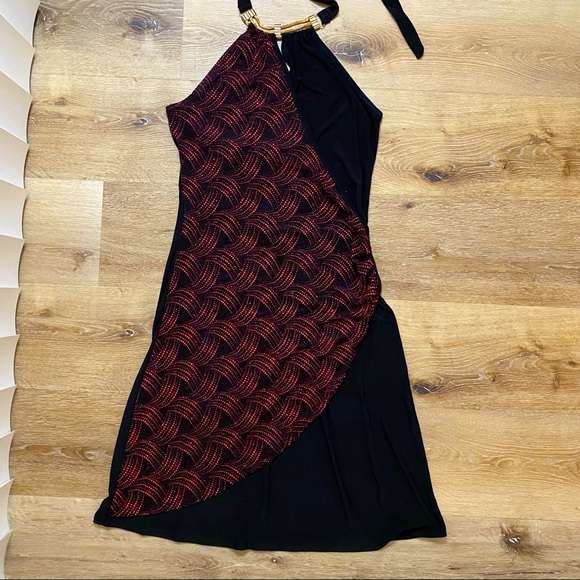 Blu:m High Neck Backless Sequin Dress, Festive & Elegant - Picture 6 of 11